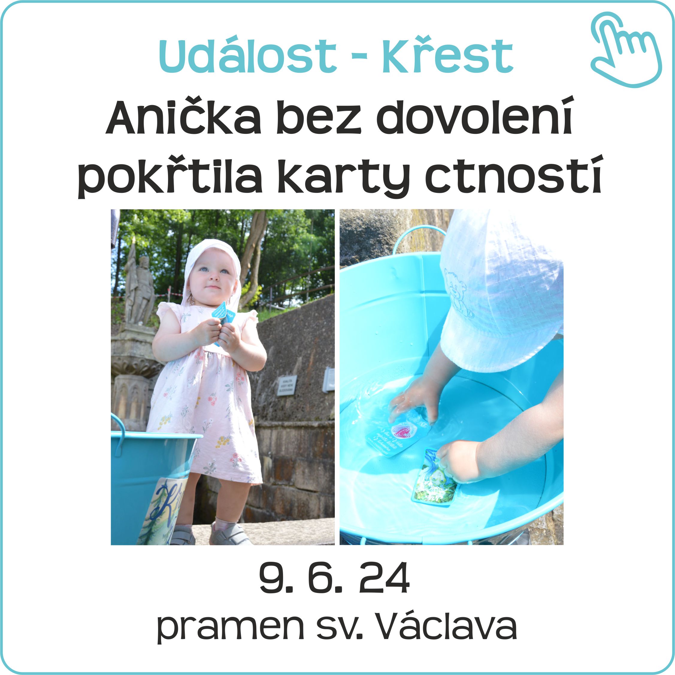 VE Anička křtí karty